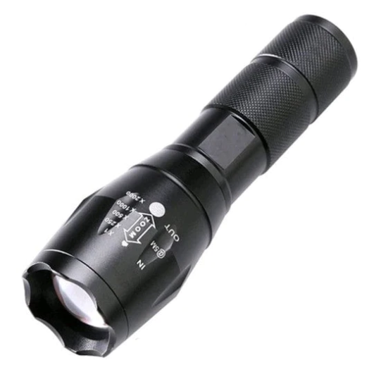 Мощен акумулаторен фенер с cree led диод 2500w ZOOM T6
