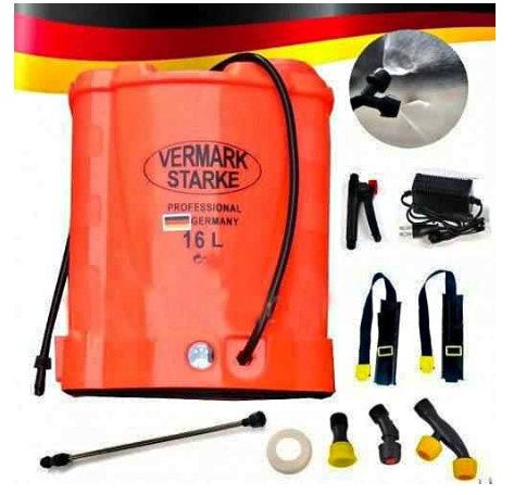 Акумулаторна електрическа пръскачка vermark starke 16 л