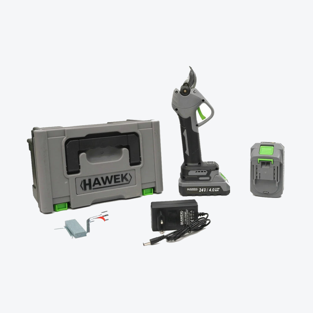 Акумулаторна лозарска ножица HAWEK 24V 4AH