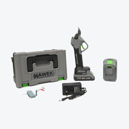 Акумулаторна лозарска ножица HAWEK 24V 4AH